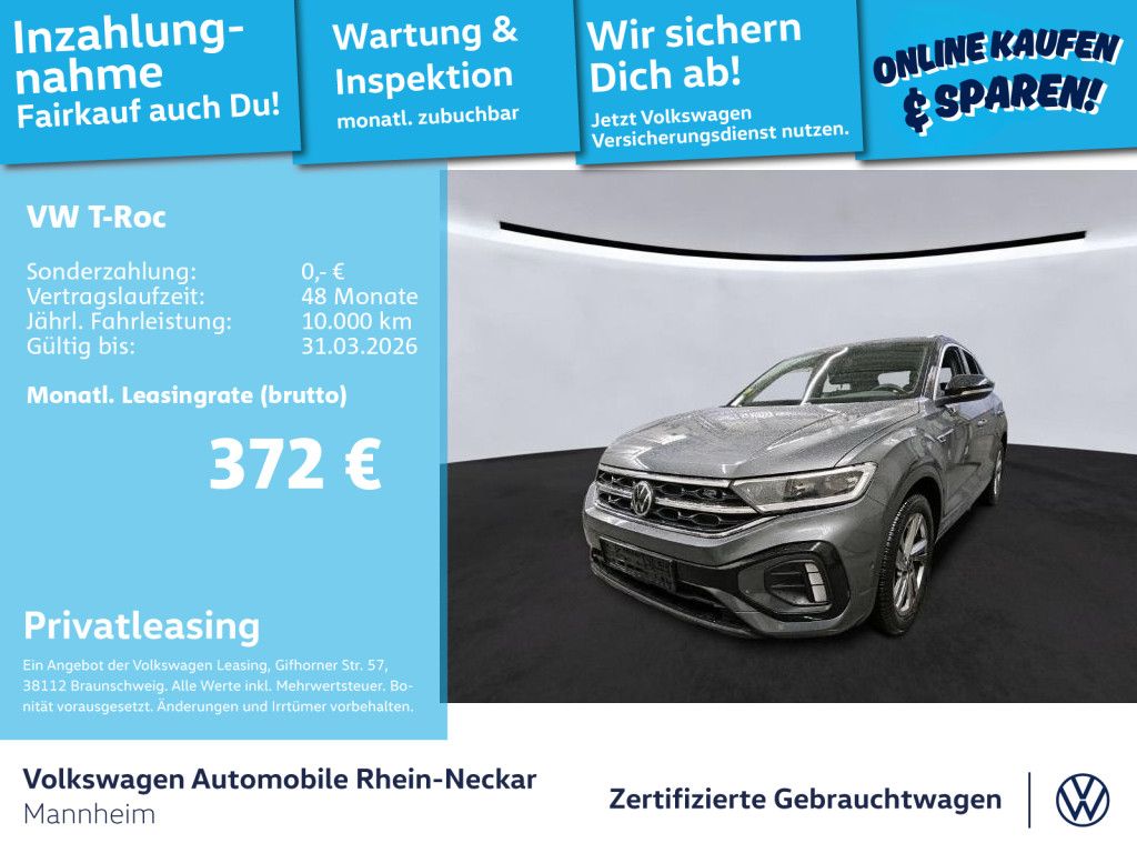 T-Roc 2.0 TDI DSG R-Line GAR 2027 Navi AHK Kamer