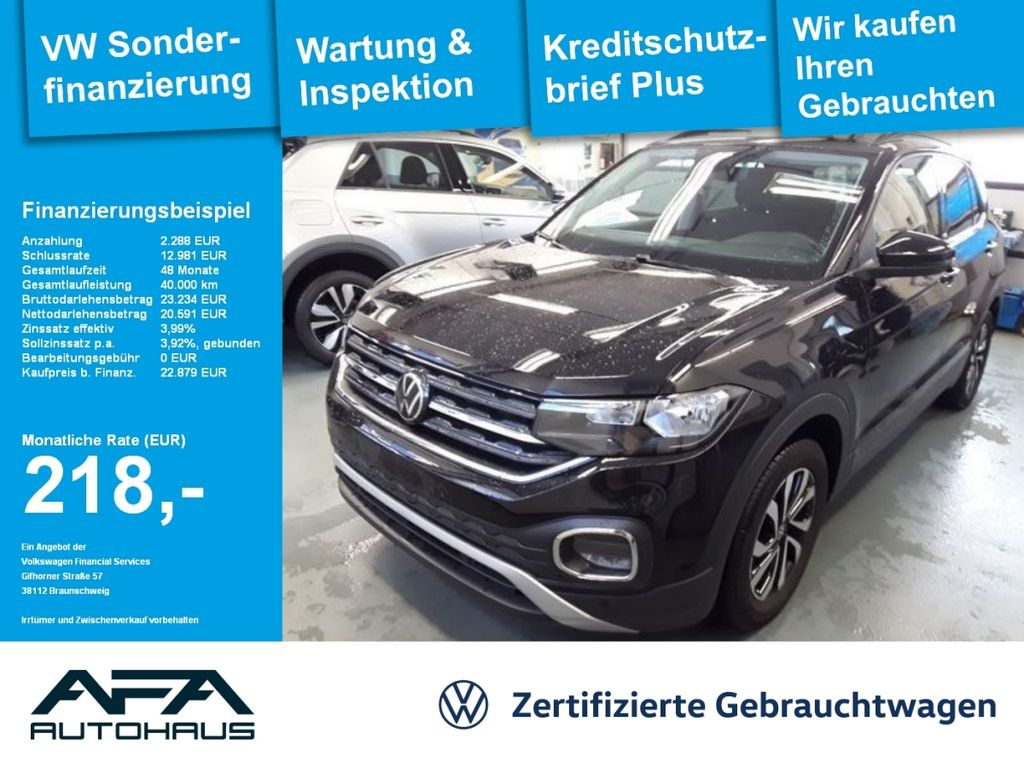 Volkswagen T-Cross 1.0 TSI ACTIVE AHK*Navi*ACC*DC*App-Conn.