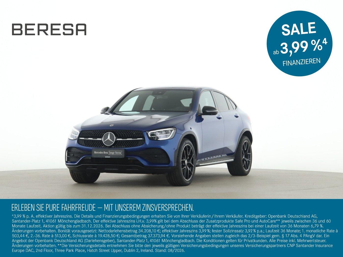 Mercedes-Benz GLC 400 d 4M Coupé AMG Night MBUX 360 Kamera LED