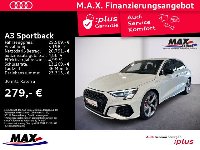 A3 Sportback 45 TFSI e S LINE MATRIX+NAVI+KAMERA