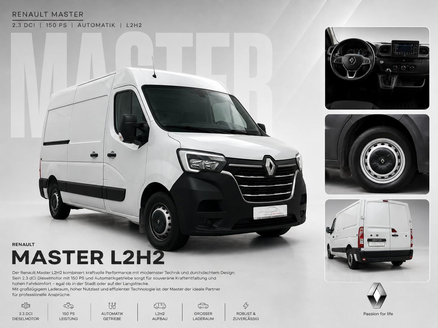 Renault Master 2.3 dCi L2H2*KLIM*NAV*CAM*TEMP*SH*CAM*AHK