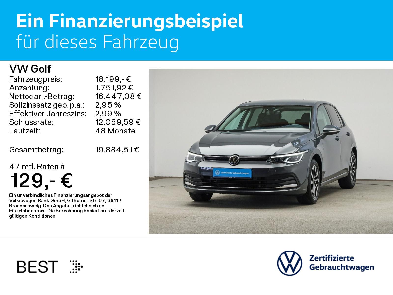 Volkswagen Golf VIII 1.5 TSI ACTIVE*LED*STHZG*KAMERA*PDC*SH, миниатюра 2