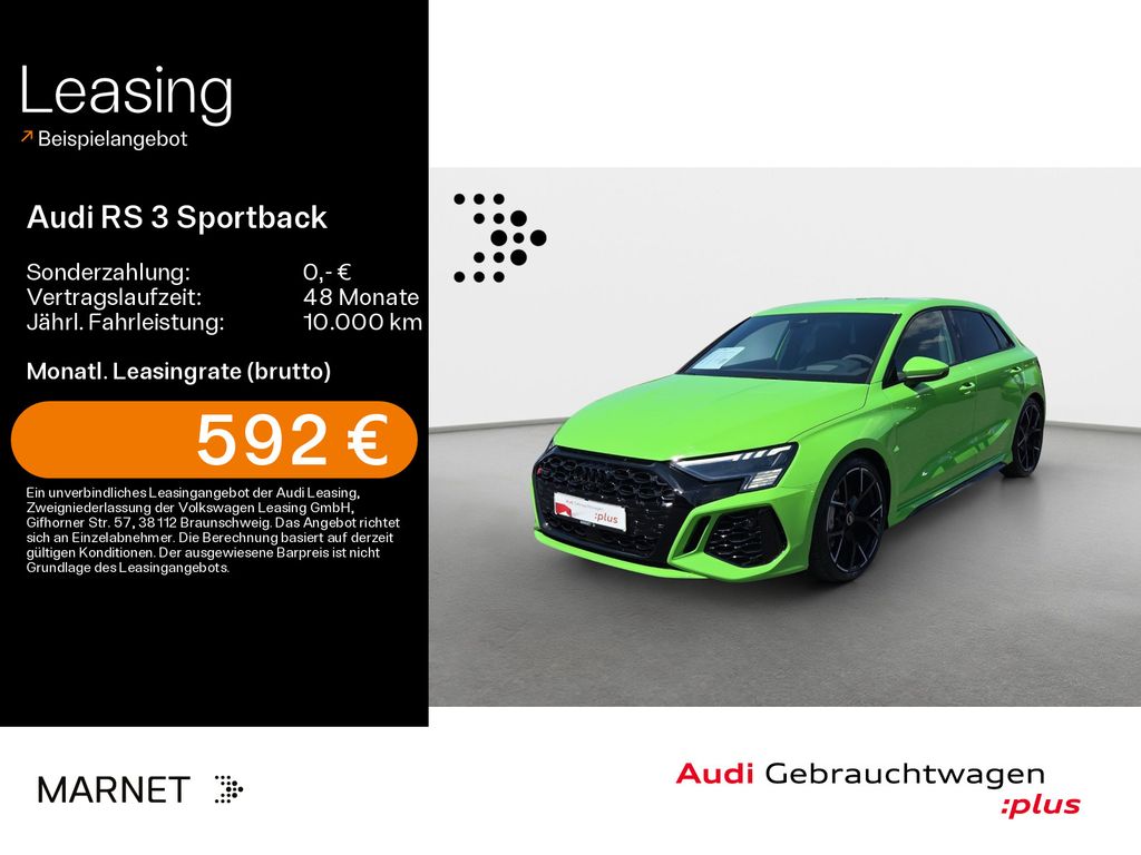 Audi RS 3 Sportback qu*Navi*Matrix*HUD*B&O*Keramik*Vi