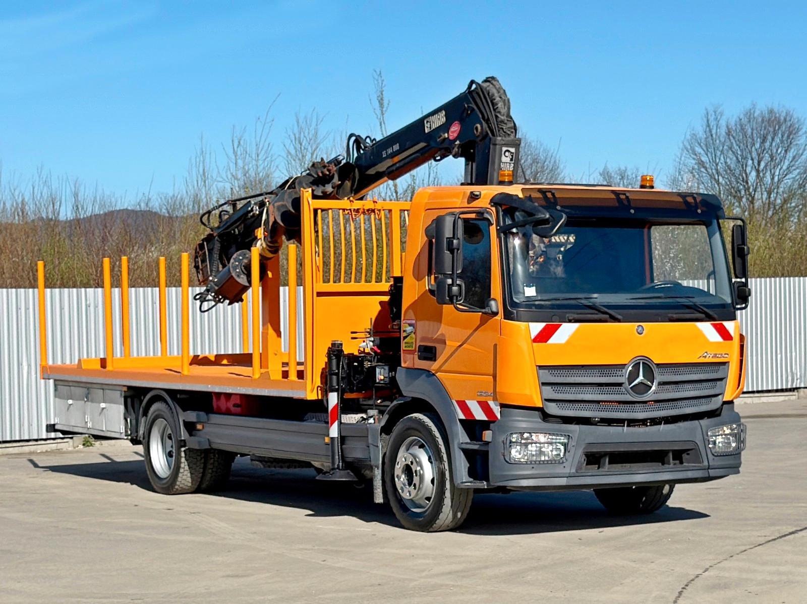 Mercedes-Benz ATEGO 1324 * HIAB 144 B - DUO + Bohrgerät * TOP