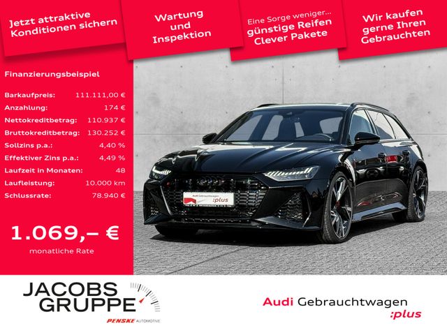 AUDI RS 6 Avant Black+/280 km/h/Matrix/B&amp;O/Dynamic/RS