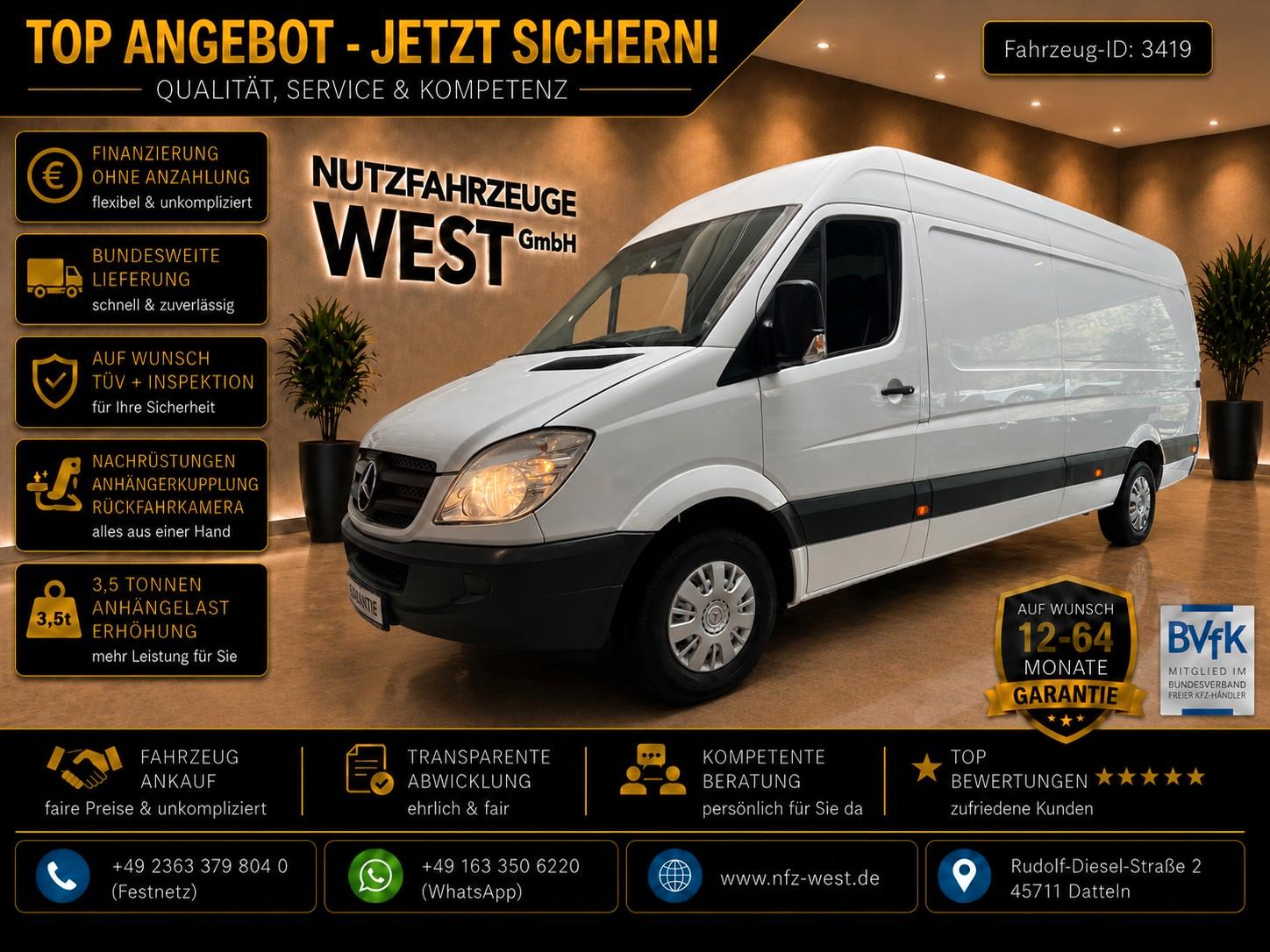Mercedes-Benz Sprinter 313/316 CDI Maxi Hoch+Lang*Garantie*