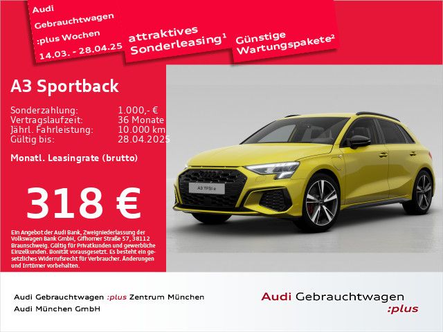 Audi A3 Sportback 45 TFSI e S tronic 2x S line AHK/Le