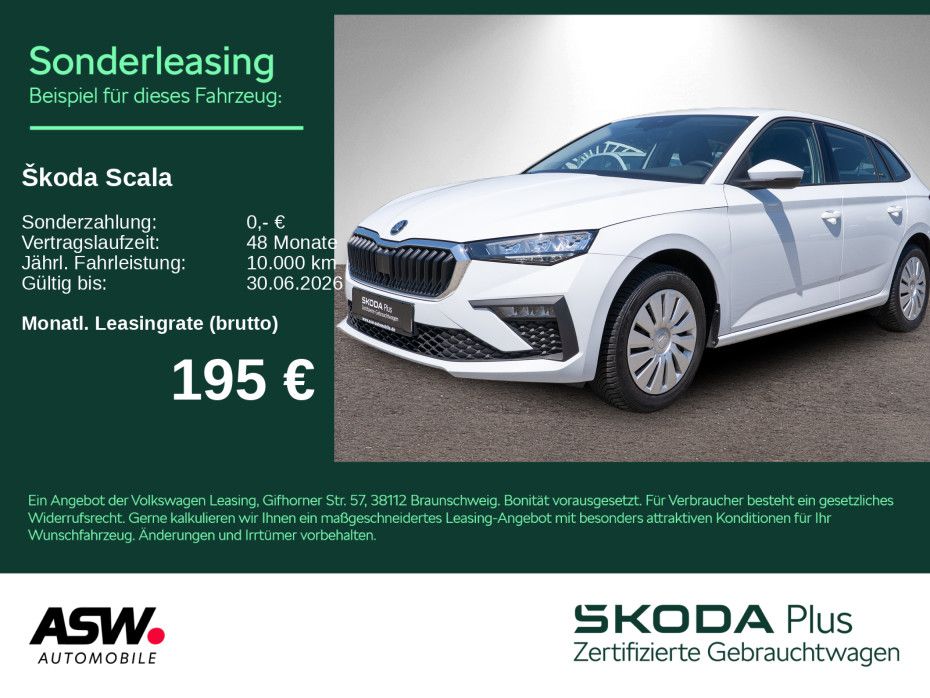 Skoda Scala Essence 1.0 TSI DSG LED PDC SHZ GRA