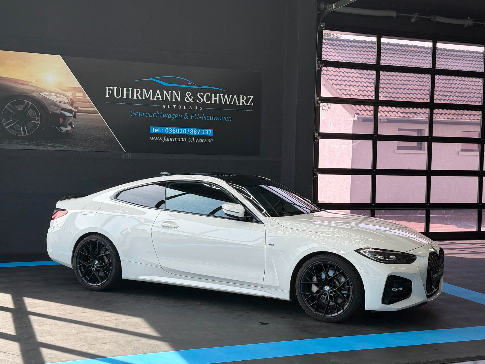 BMW 430iCoupe MSport Glasdach Leder Rfkam Navi foto 2