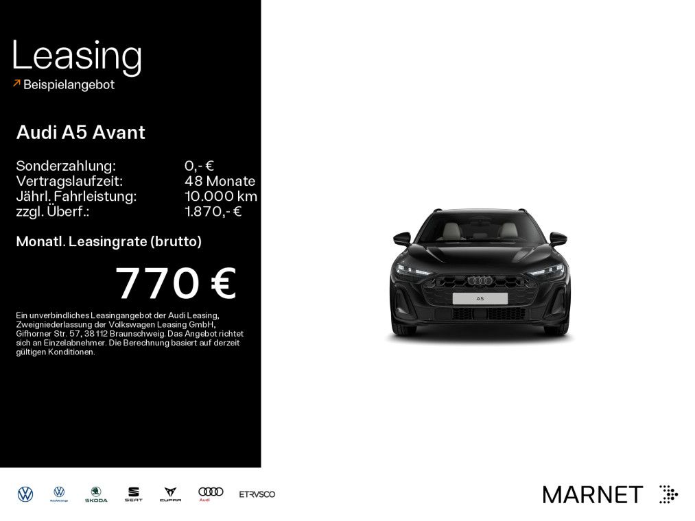 Audi A5 Avant e-hybrid quattro 270 kW S tronic