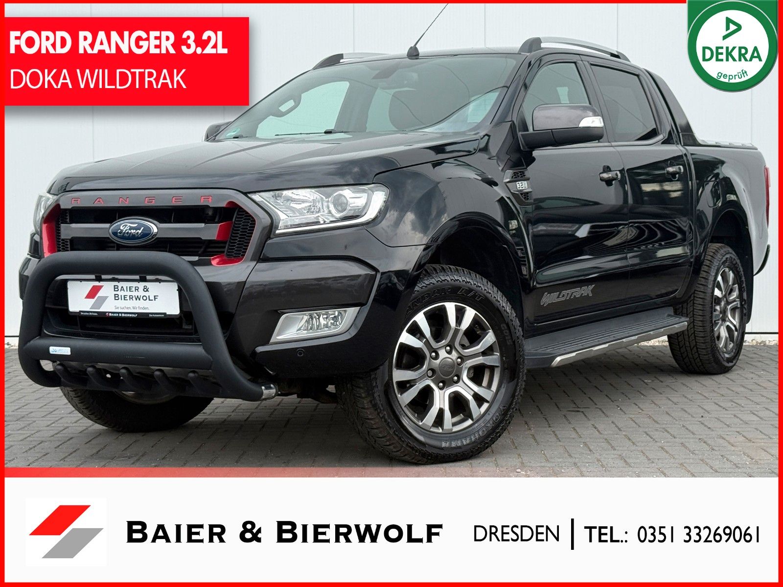 Ford Ranger Wildtrak DOKA 4x4 6-GANG SCHALTER TOP-ZUS
