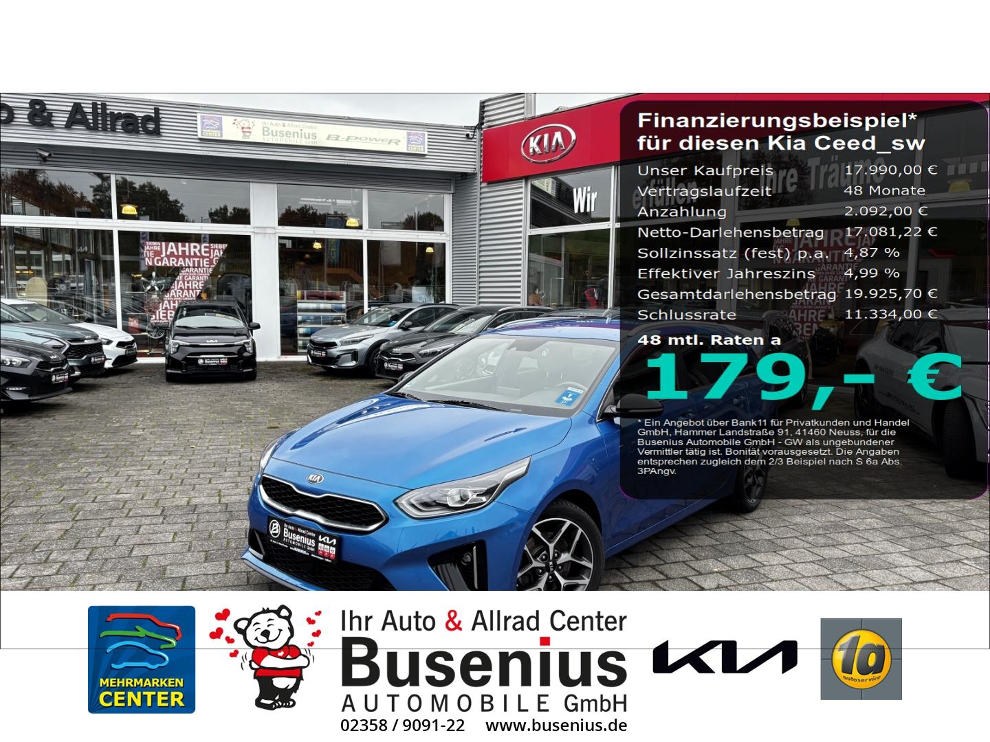 Kia Ceed_sw 1.4 T-GDI GTL+Tech+Leder+Navi+LED+Kamera
