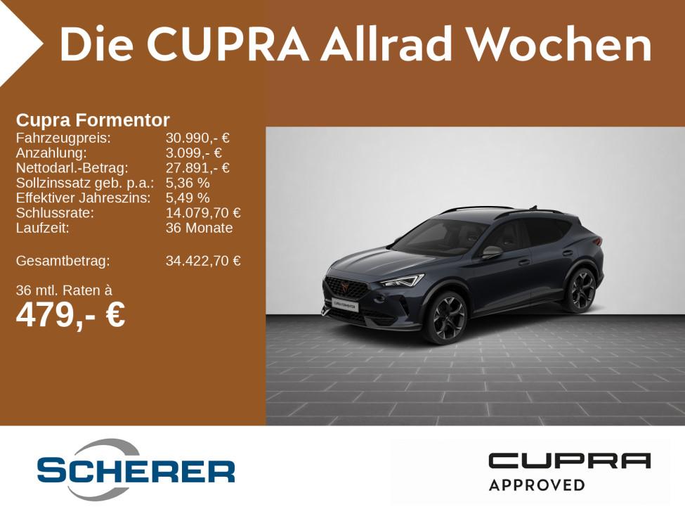 Cupra Formentor VZ 2.0 TSI 4Drive OPF KAM SHZ LED Kess