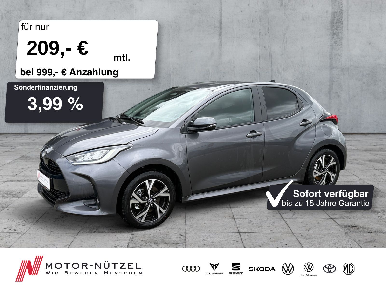 Toyota Yaris 1.5 Hybrid Teamplayer LED+APP+ACC+SHZ+RFK