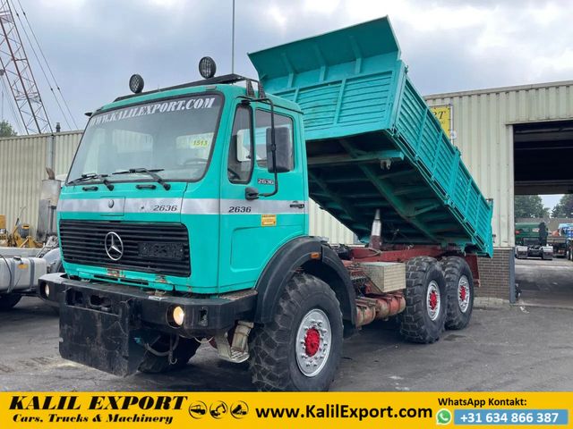 Mercedes-Benz 2636 Kipper 6x6 V10 ZF Full Steel Suspension Goo