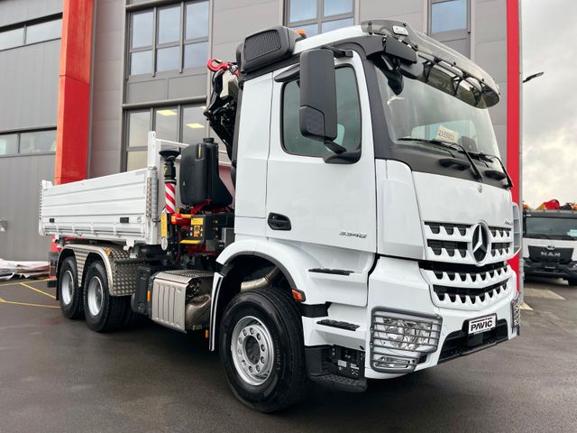 Mercedes-Benz AROCS 6x4 Dreiseitenkipper FASSI F255A SOFORT