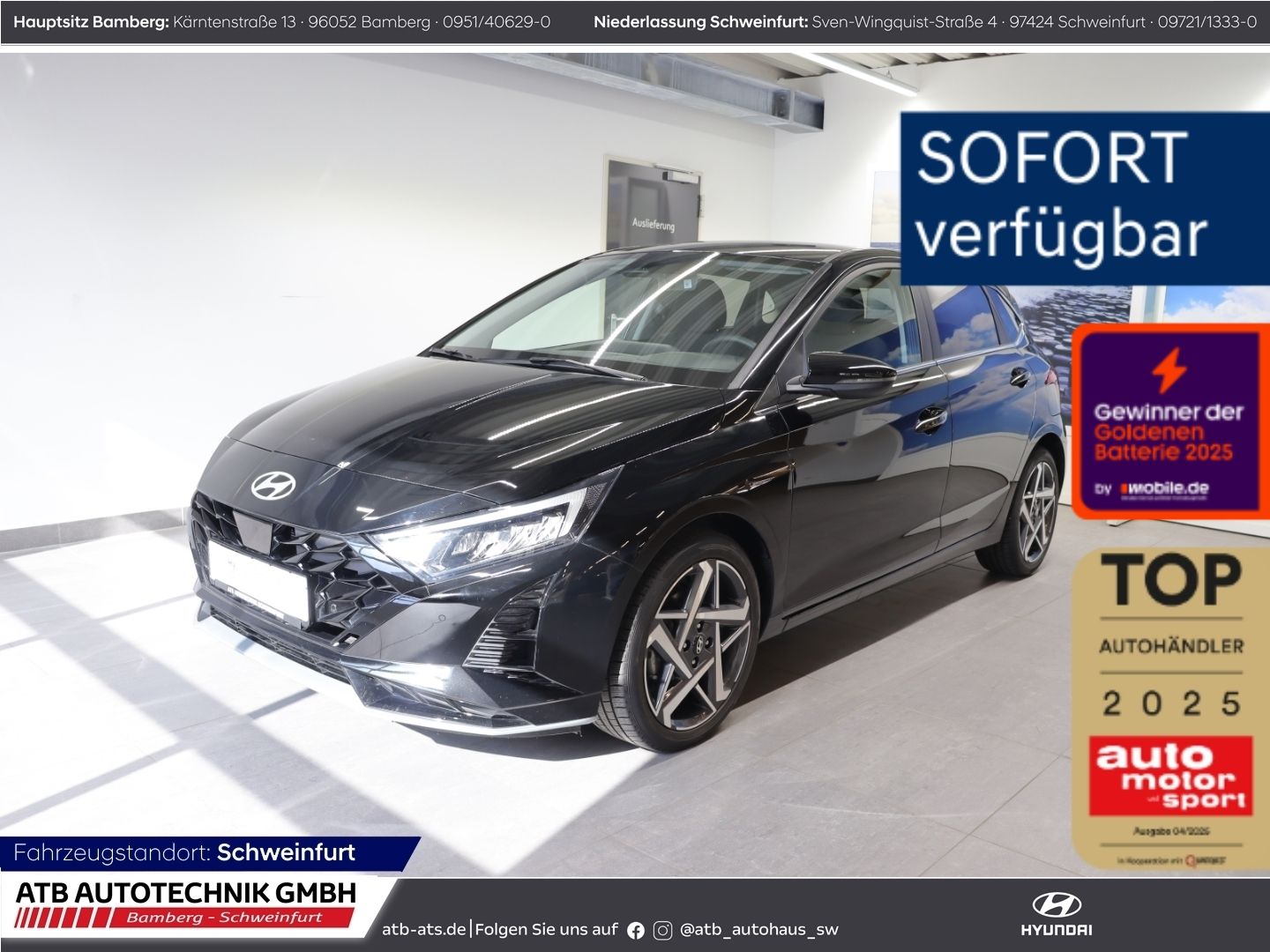 Fahrzeugabbildung Hyundai i20 1.0 T-GDi Prime 6-MT 2WD Navi Soundsystem Bo