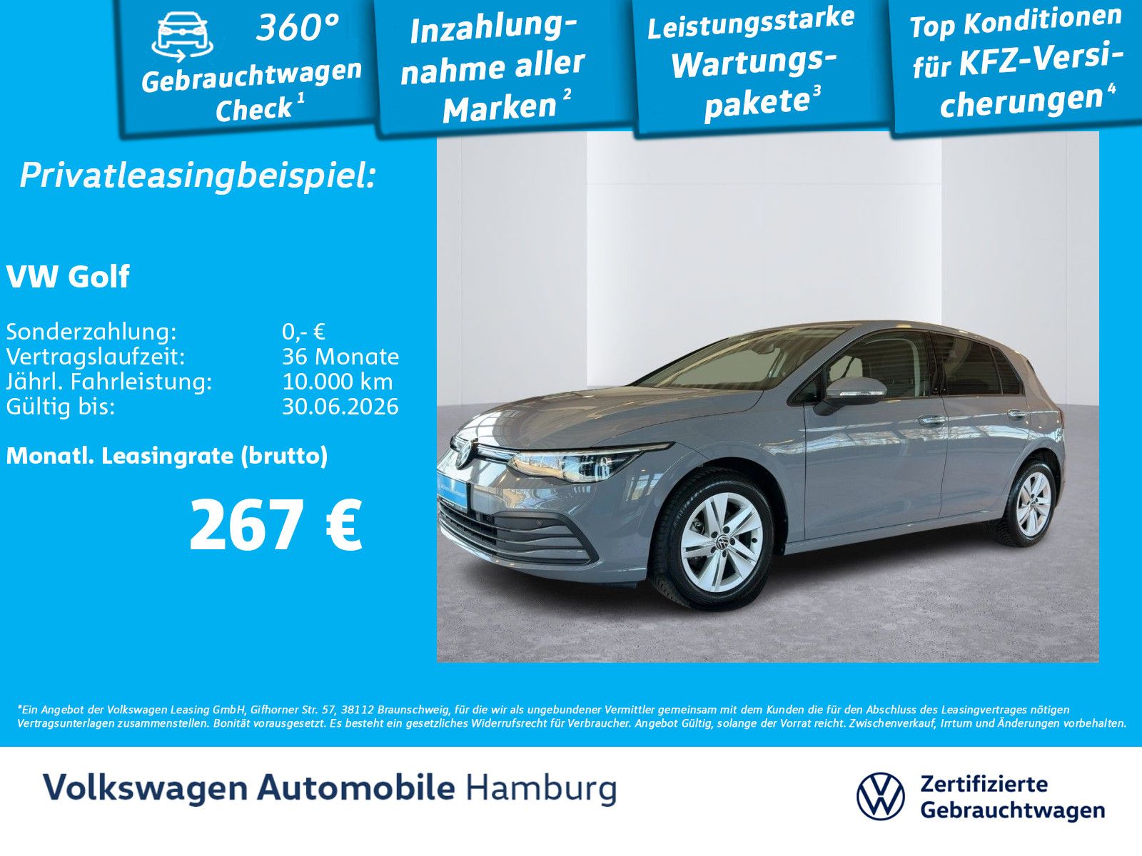 Volkswagen Golf VIII 1.5 TSI Life Navi Ganzjahresreifen