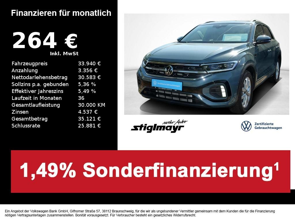 Volkswagen T-Roc R-Line 2.0 TDI DSG +AHK+ ACC Park-Assist