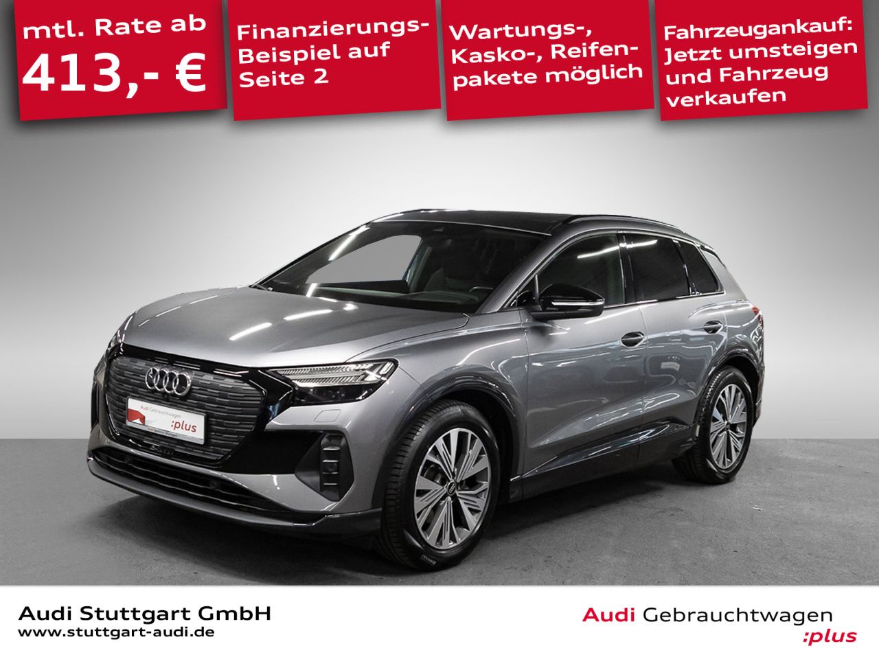 Audi Q4 e-tron 35 Kamera Pano Matrix Head Up CarPlay