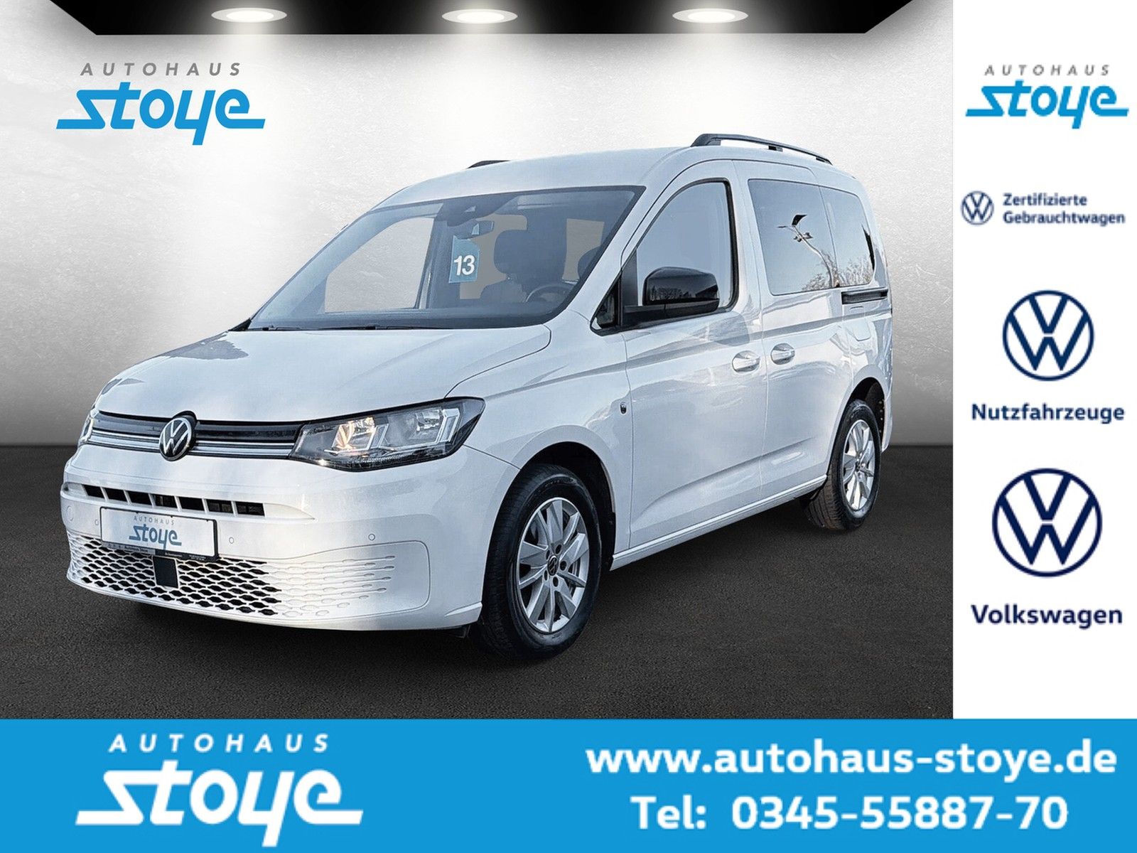 Caddy Life TDi Klima PDC v+h ACC Kamera Appl Car