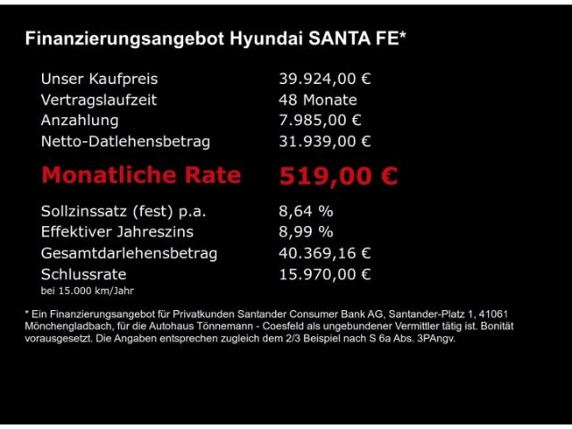 SANTA FE PHEV PRIME 4WD AT 6-SITZER+PANORAMA+LED