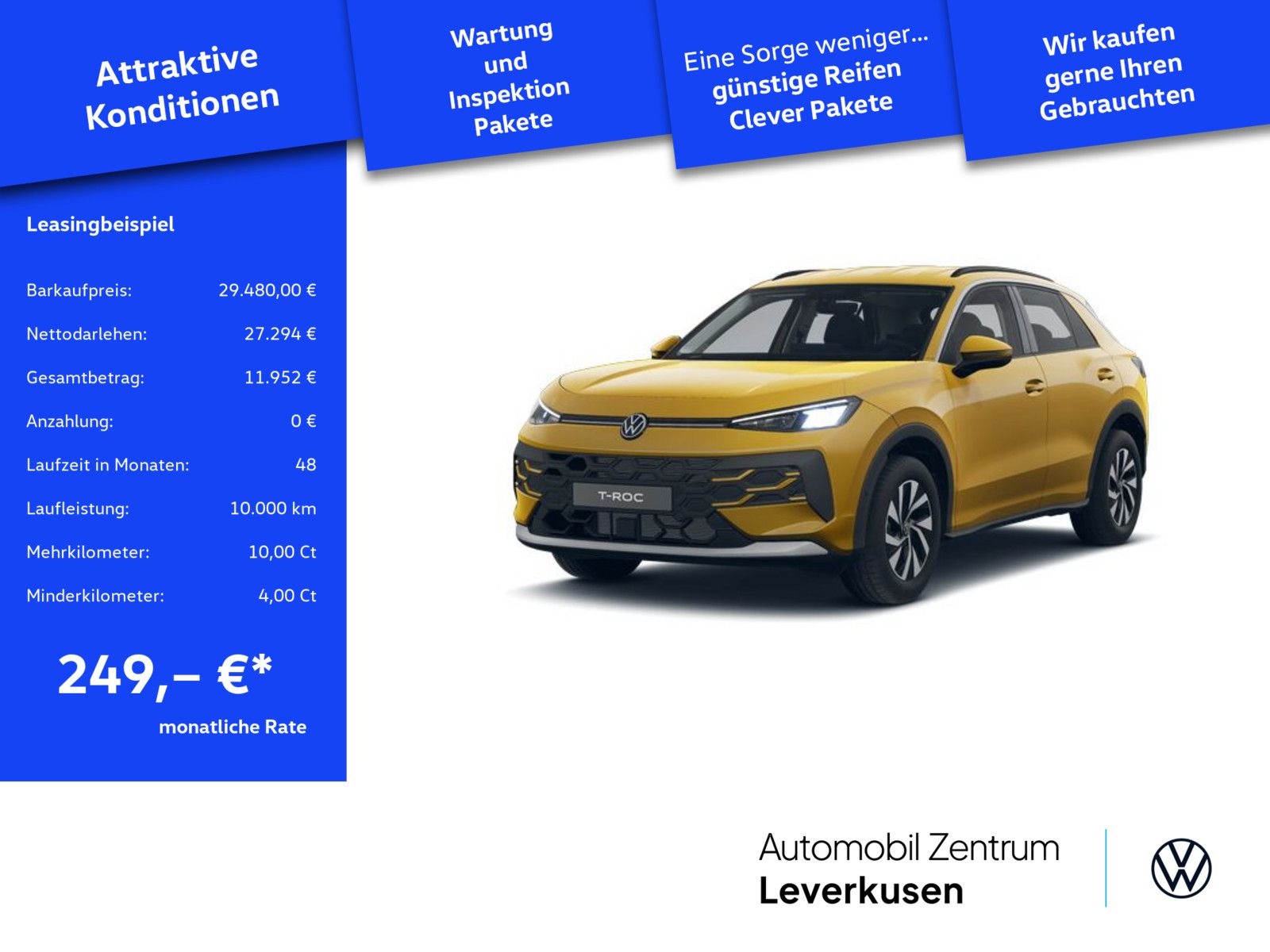 Volkswagen T-Roc TSI Life ACC LED KAM APP-CONNECT PDC KLIMA