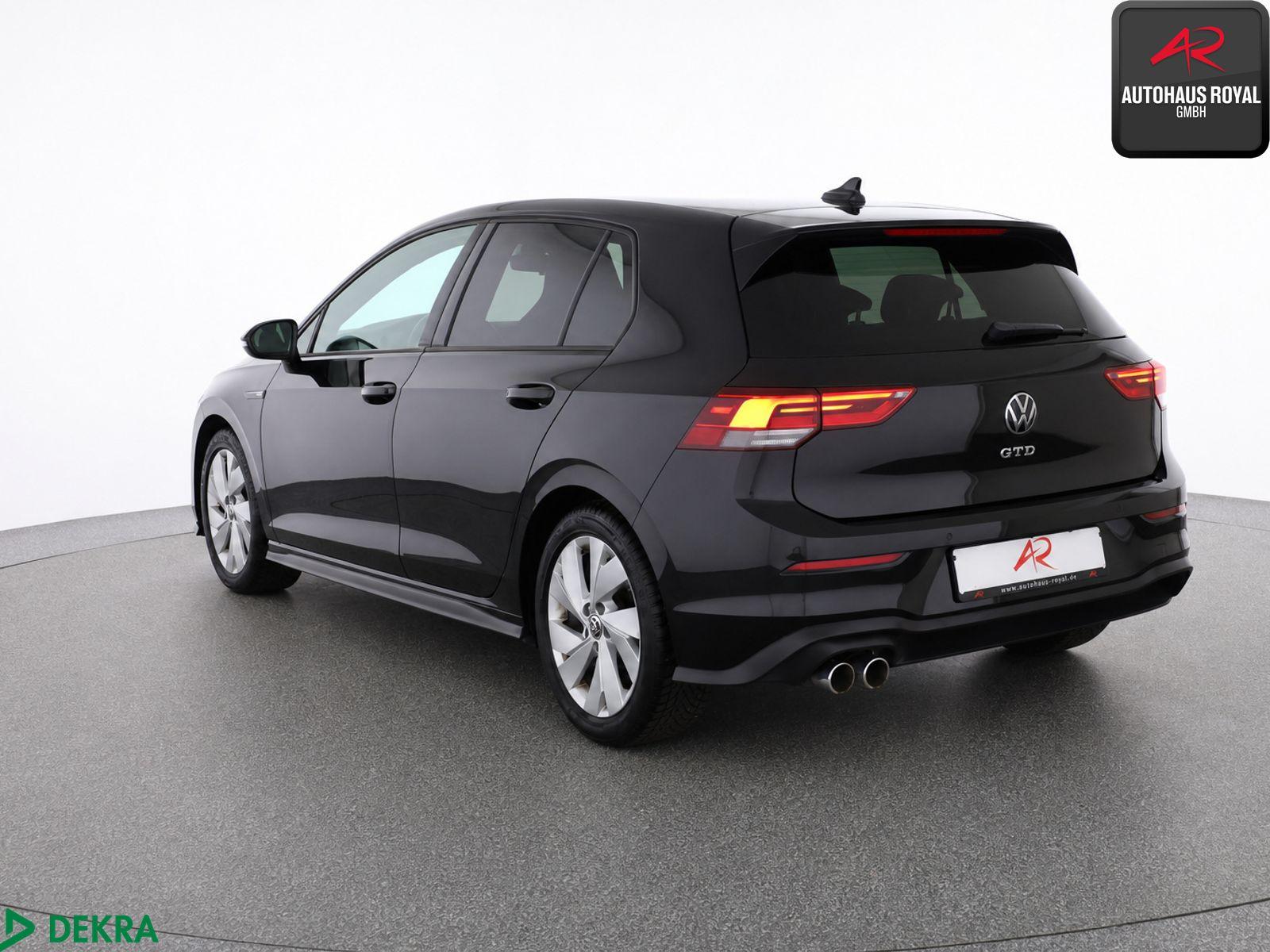 Volkswagen Golf VIII 2.0 GTD ACC,TOTWINKEL,AMBIENTE,1HAND, миниатюра 3