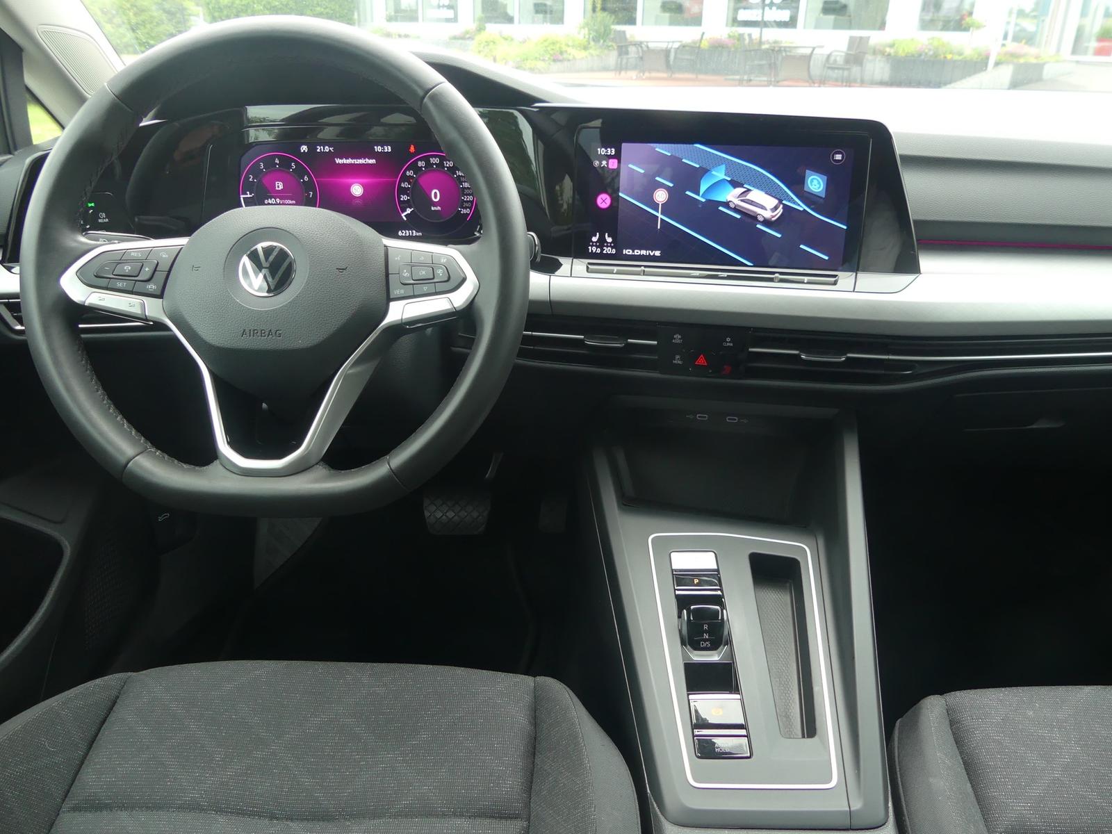 Volkswagen Golf VIII Variant Life eTSI LED Navi ACC AHK PDC, миниатюра 9