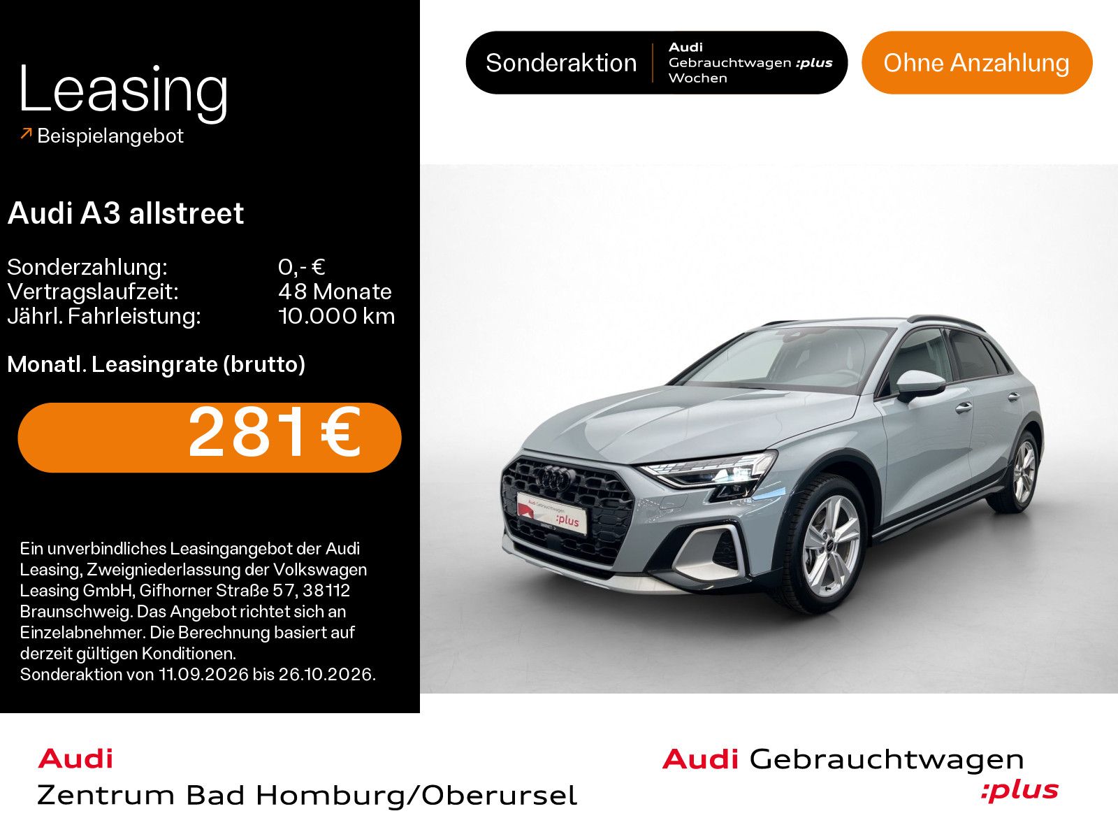 Audi A3 allstreet 35 TDI*Navi*LED*Alu*AHK*Virtual*Kam