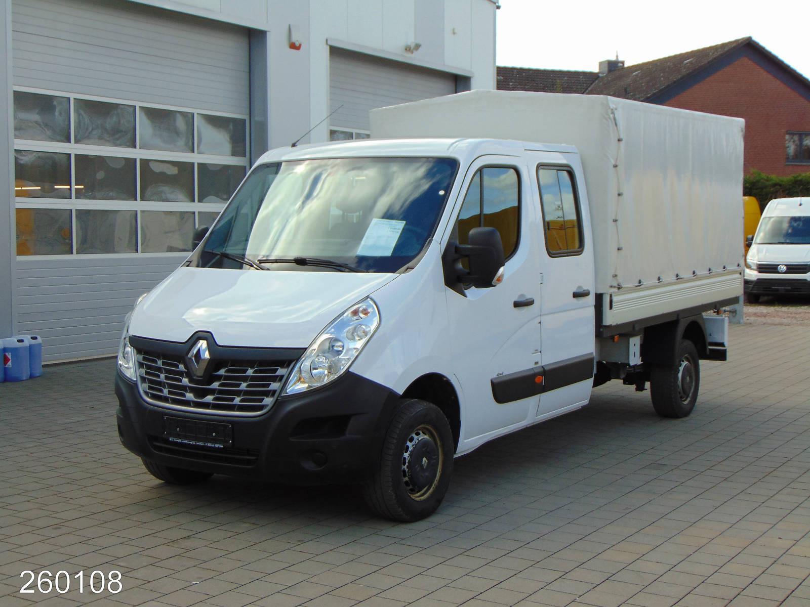 Renault Master 2.3 dCi 4x4 DoKa Pritsche + Plane