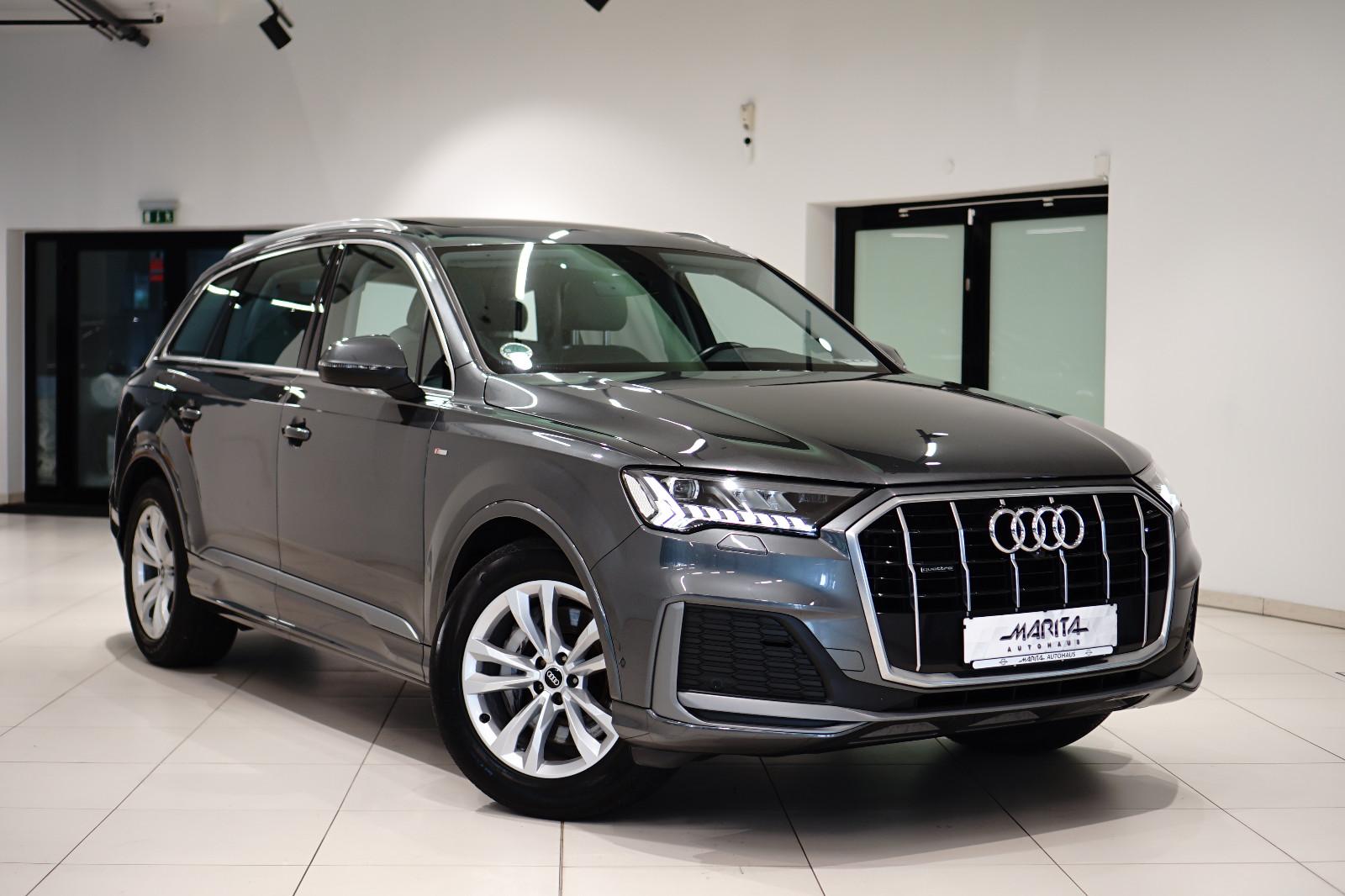 Audi Q7 50|S-LINE|7-SITZ|LUFT|PANO|MASAG|KAMERA|COCKP