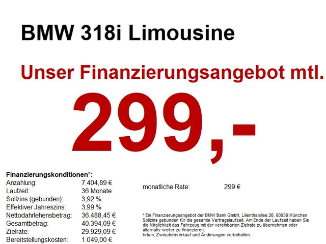 BMW 318i Limousine *M-Sportpaket*