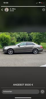 Mercedes-Benz Mercedes E - Klasse W212   220 CDI Blue Ef... - Mercedes-Benz CE 220