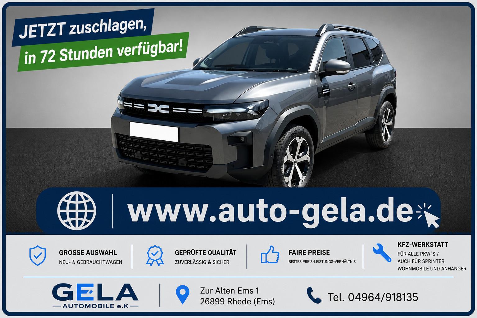 Dacia Bigster TCe 140 Journey /MV-Kamera/Winter/City/