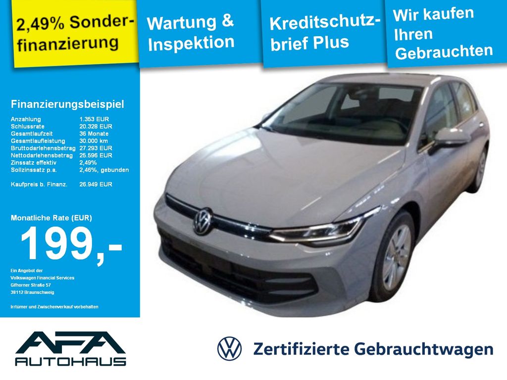 Volkswagen Golf VIII 1.5 eTSI LIFE DSG LED*ACC*SHZ*App-Co.