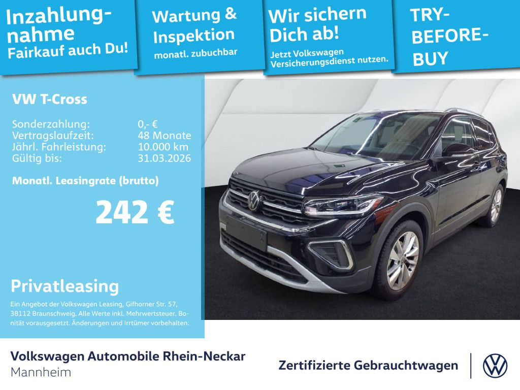 Volkswagen T-Cross 1.5 TSI Style DSG Navi Kamera LED uvm