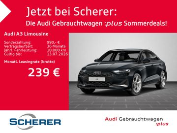 Audi Leasingangebot: Audi A3 Limousine advanced 35 TFSI S tronic AHK KAMER