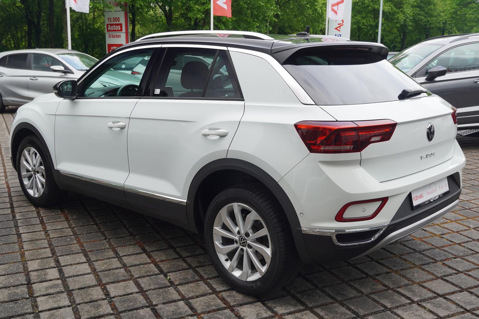 Volkswagen T-Roc 1.0 TSI Style IQ-Light Navi Teilleder ACC, миниатюра 8