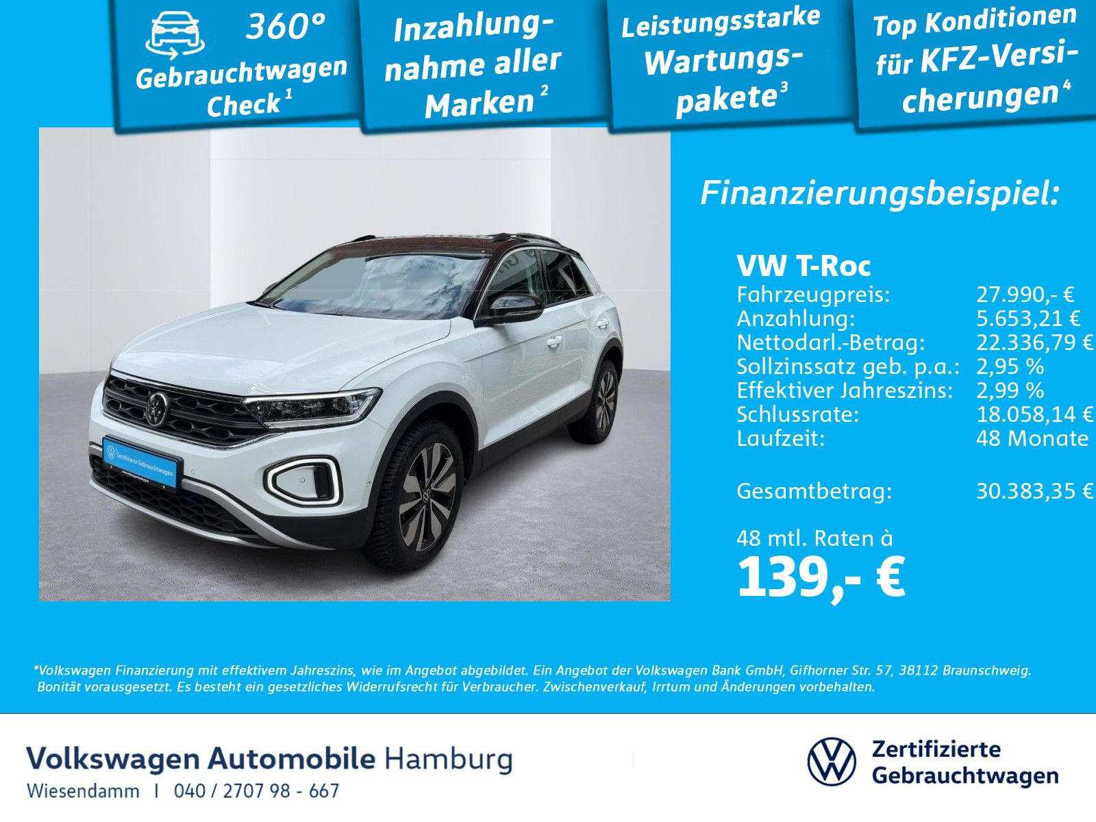Volkswagen T-Roc 1.5 TSI DSG Goal STANDHZG./NAVI/ACC