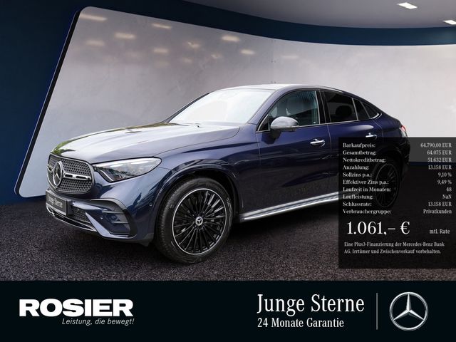 Mercedes-Benz GLC 300 4M Coupé AMG Sport AHK Distr. LED Pano N