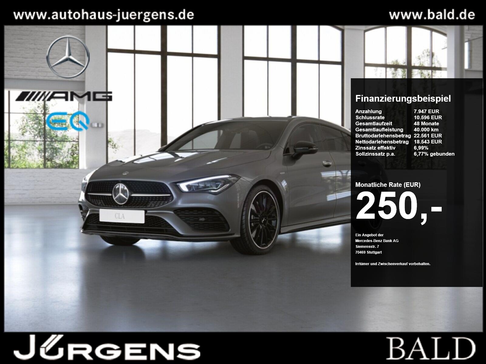 Mercedes-Benz CLA 250 e SB AMG-Sport/MLB/360/AHK/Distr/Night