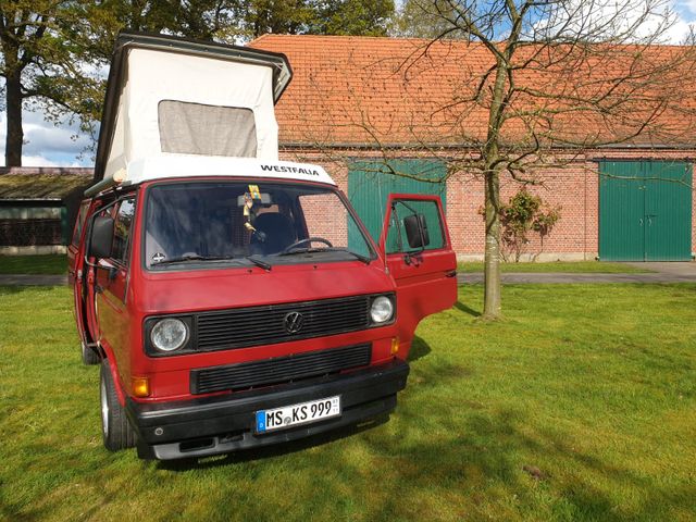 Volkswagen T3 mit Westfalia-Ausbau und Aufstelldach