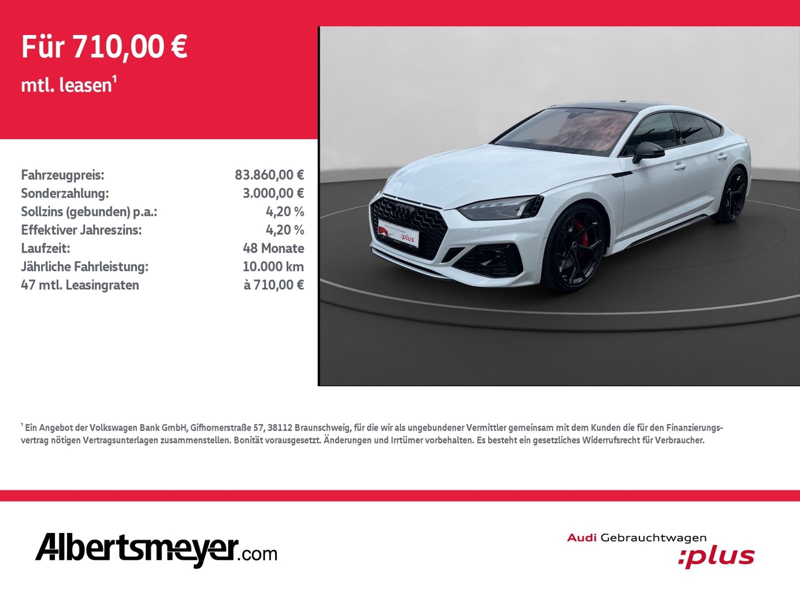 Audi RS 5 Sportback 331 KW TFSI QUATTRO+MATRIX+B&O+PA