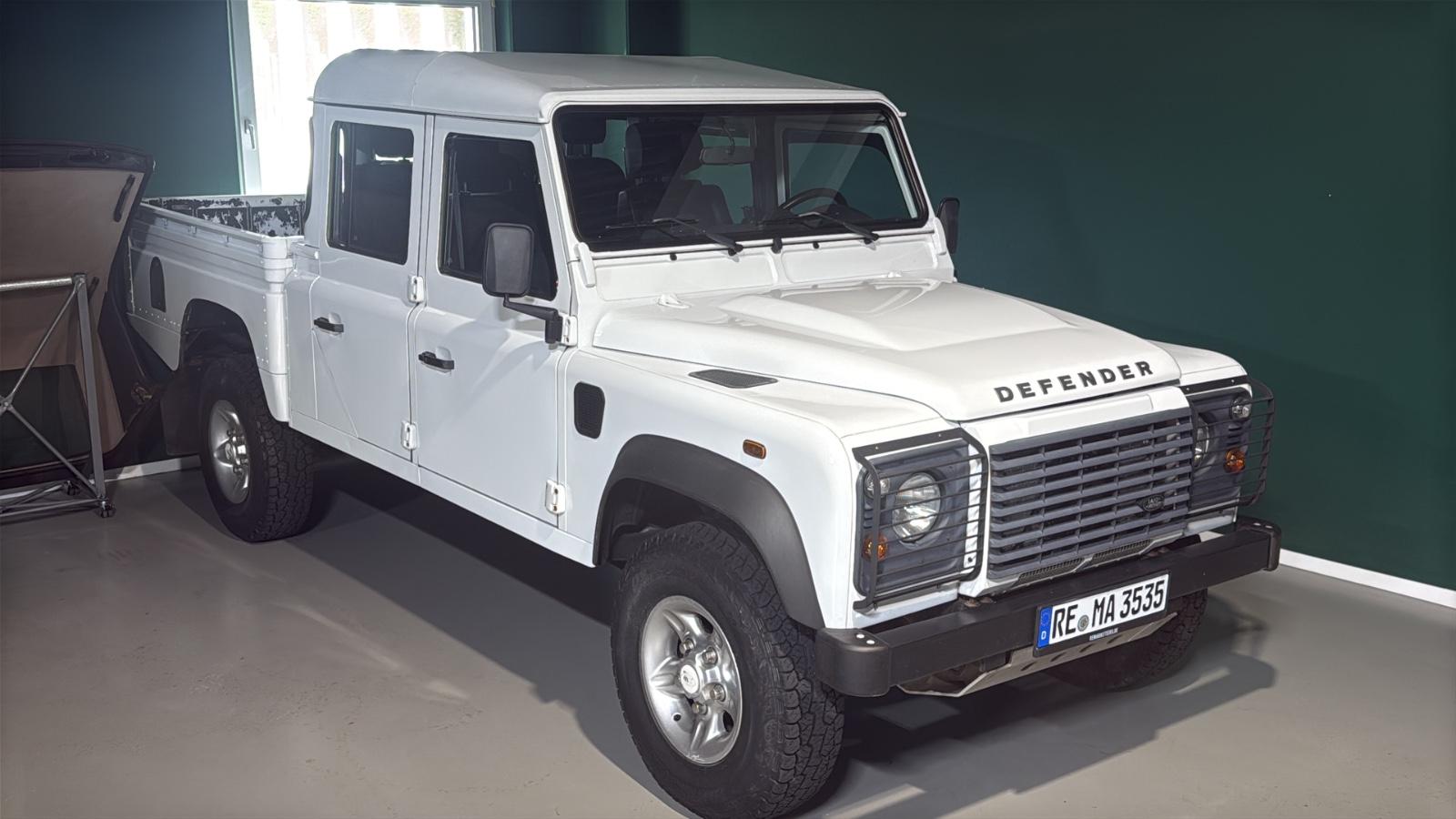 Land Rover Defender 130 E Crew Cab Klima, Standheizung,AHK