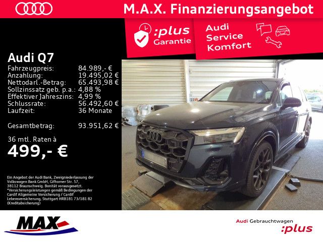 Q7 50 TDI QUATT S LINE 7-SITZER MATRIX+PANO+AHK+
