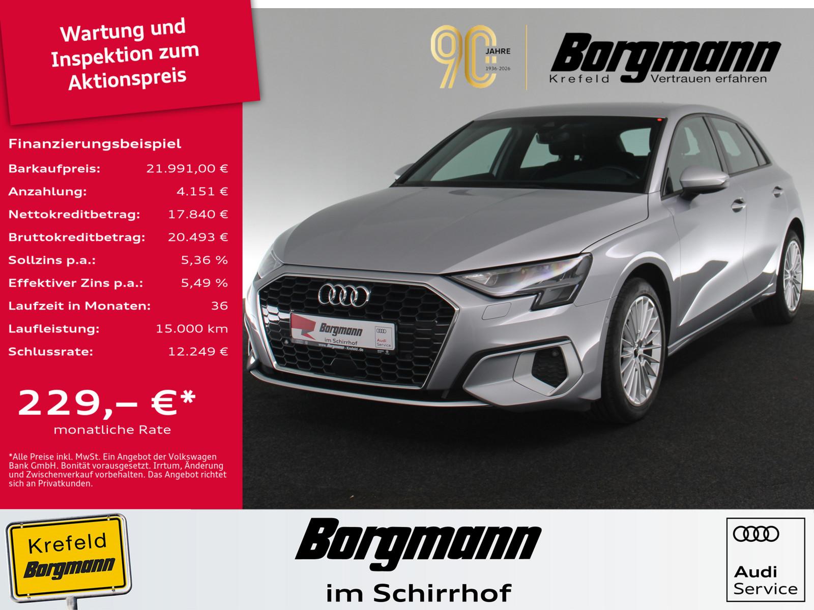 Audi A3 Sportback 30 TDI advanced ACC NAVI SHZ PDC