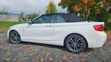 BMW 220i Steptronic Cabrio Sport Line Sport Line - weiße BMW 2er Reihe