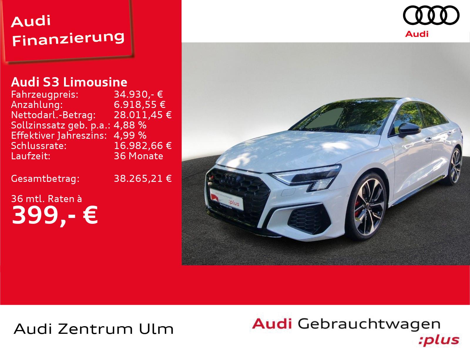 Audi S3 Limousine quattro B&O HuD MATRIX KAM SHZ