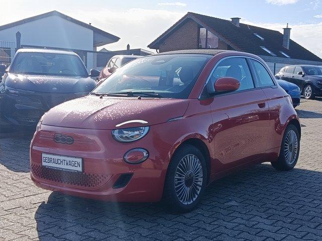 Fiat 500eC Red #WinterPaket